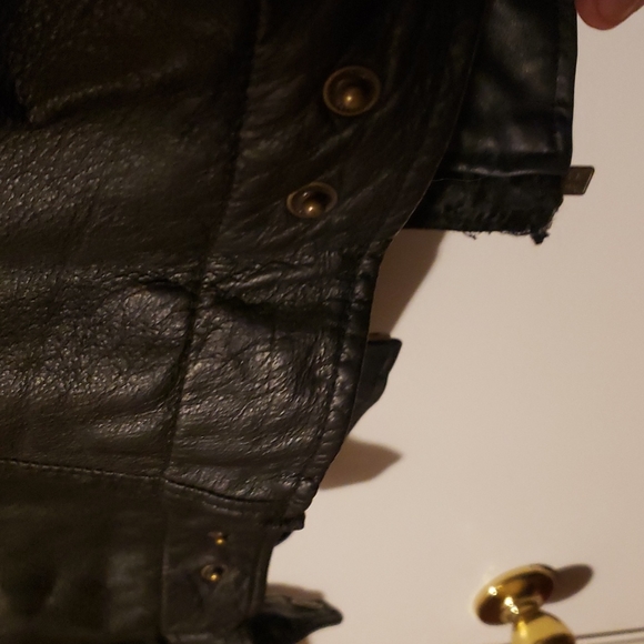 Mens Rare Seattle SuperSonics VIP Collection leather Vintage Bomber jacket - Picture 6 of 16